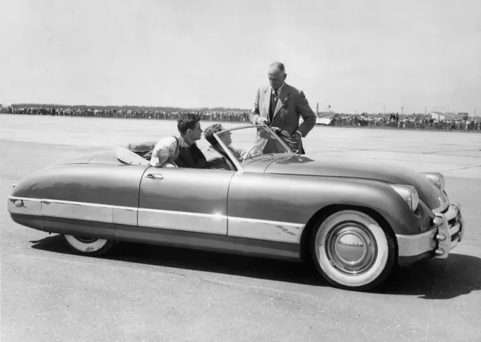 Framed Print : 1950 Kurtis sports car. Creator: Unknown