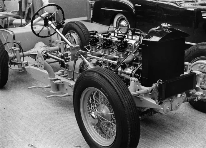 Framed Print : 1953 Talbot Lago chassis. Creator: Unknown Framed Print : 1953 Talbot Lago chassis. Creator: Unknown