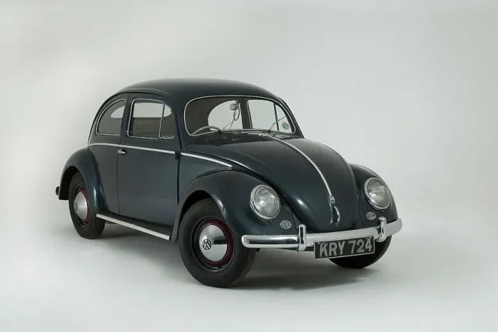 Framed Print : 1953 Volkswagen Beetle Export Framed Print : 1953 Volkswagen Beetle Export