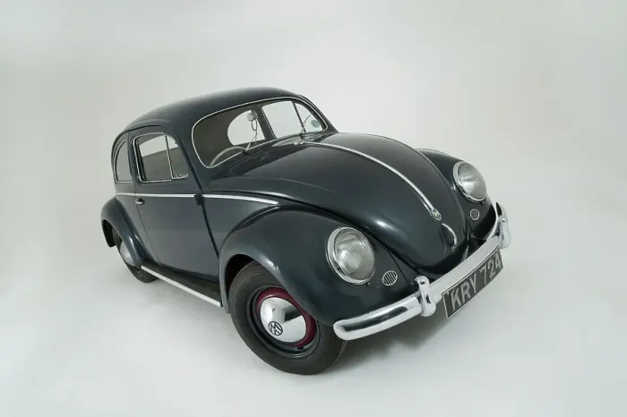 Framed Print : 1953 Volkswagen Beetle Export Framed Print : 1953 Volkswagen Beetle Export