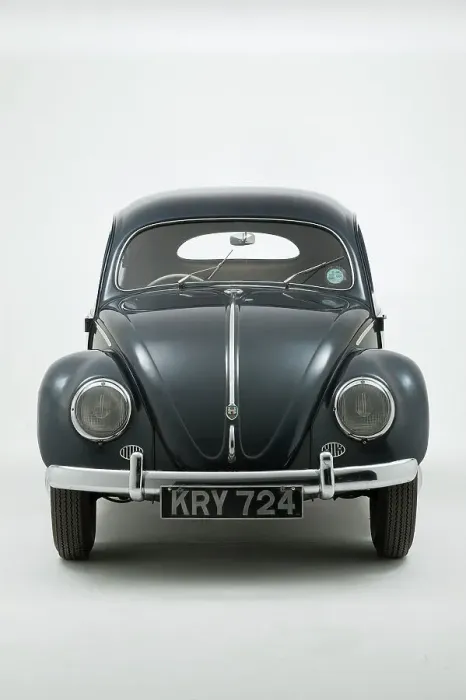 Framed Print : 1953 Volkswagen Beetle Export Framed Print : 1953 Volkswagen Beetle Export
