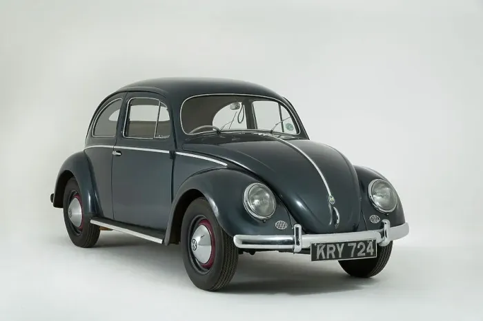 Framed Print : 1953 Volkswagen Beetle Export Framed Print : 1953 Volkswagen Beetle Export