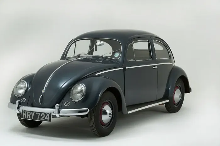 Framed Print : 1953 Volkswagen Beetle Export