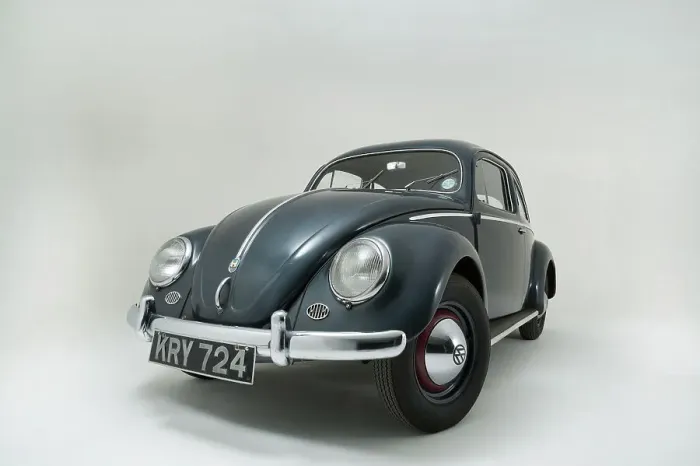 Framed Print : 1953 Volkswagen Beetle Export Framed Print : 1953 Volkswagen Beetle Export