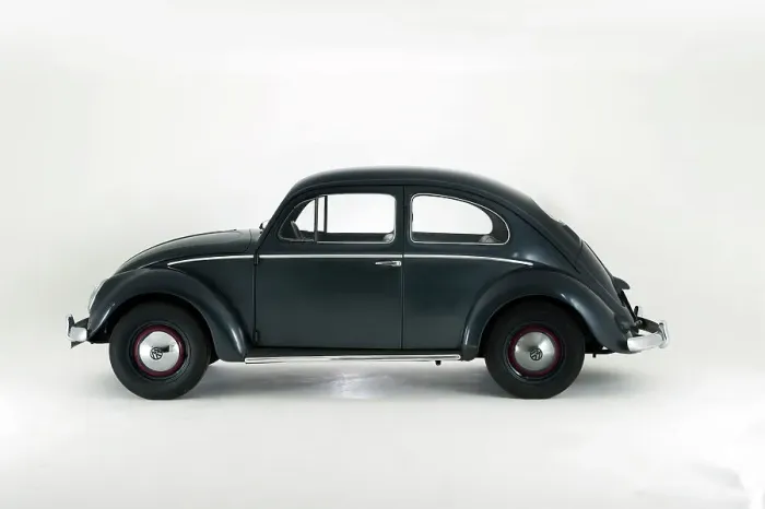 Framed Print : 1953 Volkswagen Beetle Export