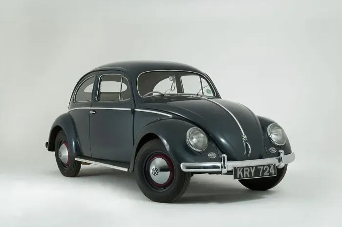 Framed Print : 1953 Volkswagen Beetle Export