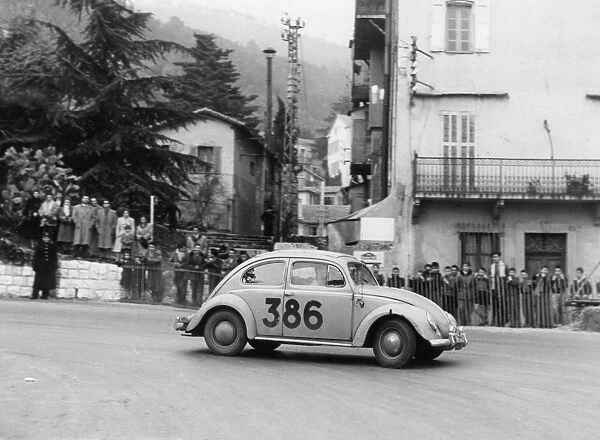1954 Monte Carlo Rally, Volkswagen Beetle. Creator: Unknown