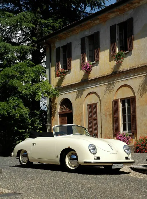 Framed Print : 1954 Porsche 356 1300S Cabriolet Framed Print : 1954 Porsche 356 1300S Cabriolet