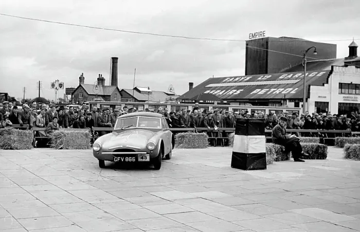 Framed Print : 1954 TVR RGS Atalanta bodied prototype, Morecambe rally Framed Print : 1954 TVR RGS Atalanta bodied prototype, Morecambe rally