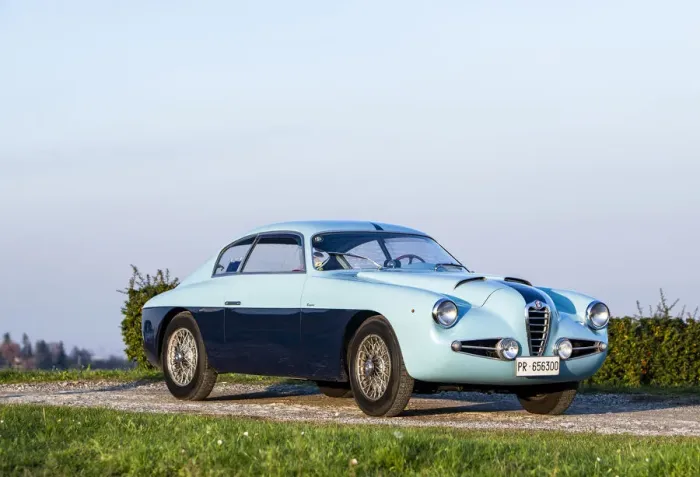 Framed Print : 1955 Alfa Romeo 1900 SZ coupe Zagato. Creator: Unknown Framed Print : 1955 Alfa Romeo 1900 SZ coupe Zagato. Creator: Unknown