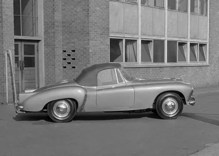 Framed Print : 1955 Daimler Conquest Roadster by Hooper used in Norman Wisdom film Up in the World Framed Print : 1955 Daimler Conquest Roadster by Hooper used in Norman Wisdom film Up in the World