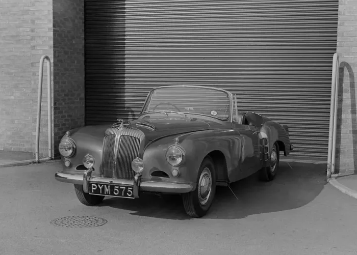 Framed Print : 1955 Daimler Conquest Roadster by Hooper used in Norman Wisdom film Up in the World Framed Print : 1955 Daimler Conquest Roadster by Hooper used in Norman Wisdom film Up in the World