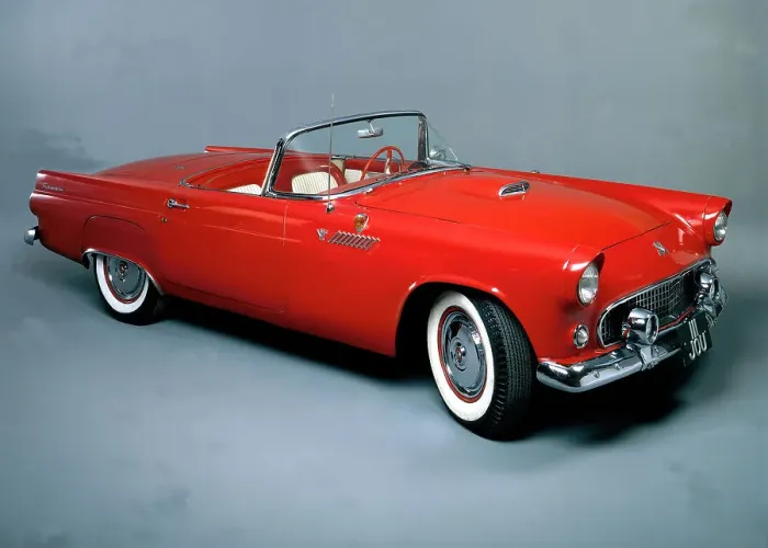 Framed Print : A 1955 Ford Thunderbird Framed Print : A 1955 Ford Thunderbird