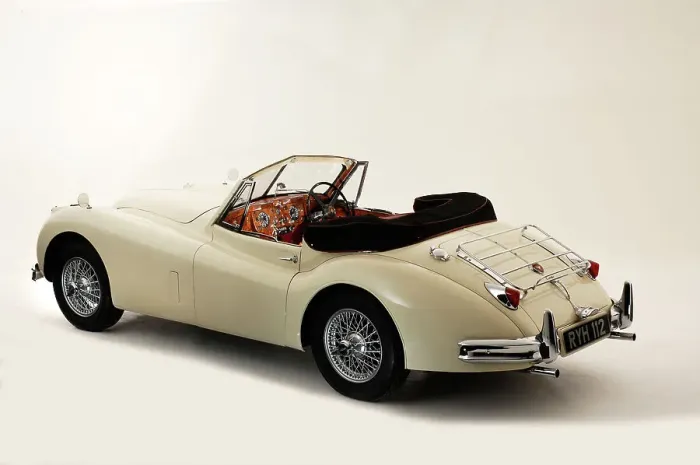 Framed Print : 1955 Jaguar XK140 Framed Print : 1955 Jaguar XK140