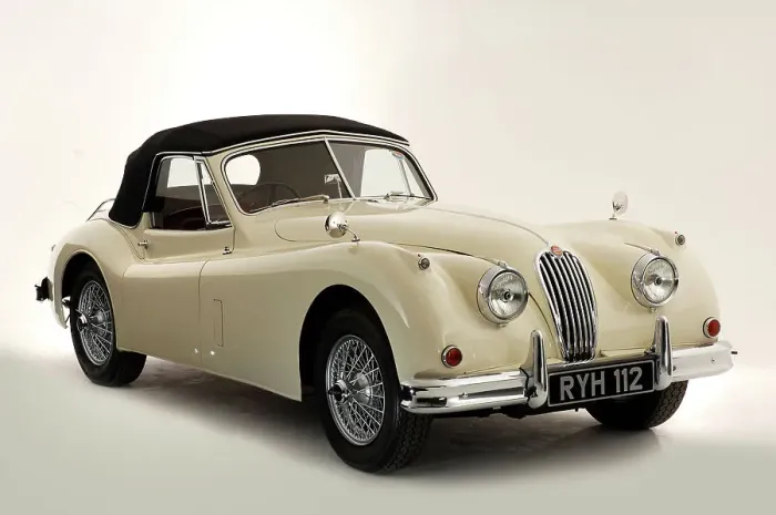 Framed Print : 1955 Jaguar XK140 Framed Print : 1955 Jaguar XK140