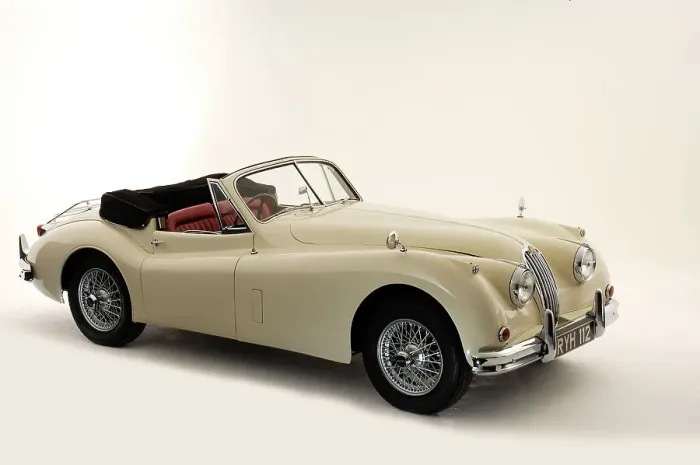 Framed Print : 1955 Jaguar XK140 Framed Print : 1955 Jaguar XK140