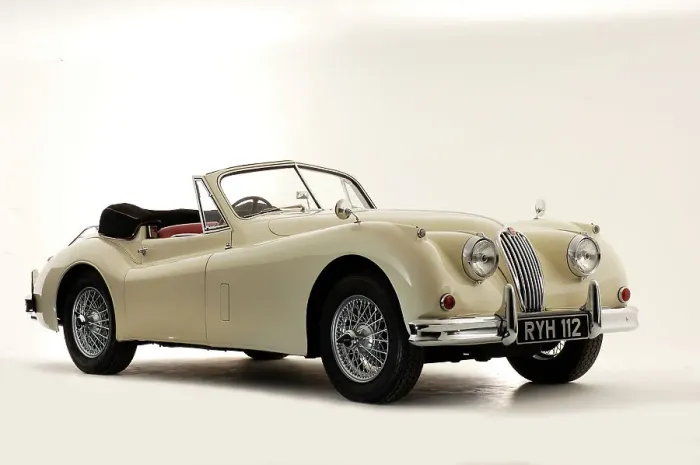 Framed Print : 1955 Jaguar XK140 Framed Print : 1955 Jaguar XK140