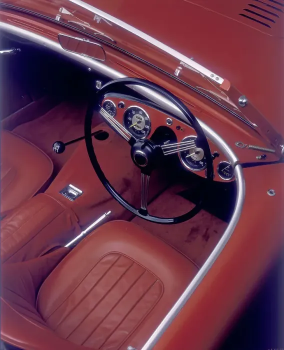Framed Print : 1956 Austin Healey 100-BN2 Framed Print : 1956 Austin Healey 100-BN2