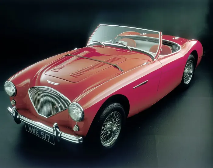 Framed Print : 1956 Austin Healey 100-BN2
