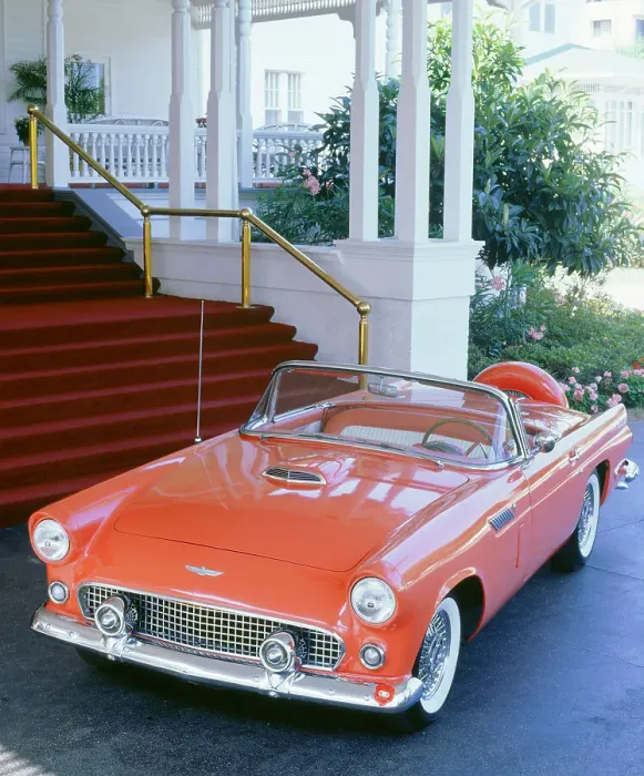 Framed Print : 1956 Ford Thunderbird