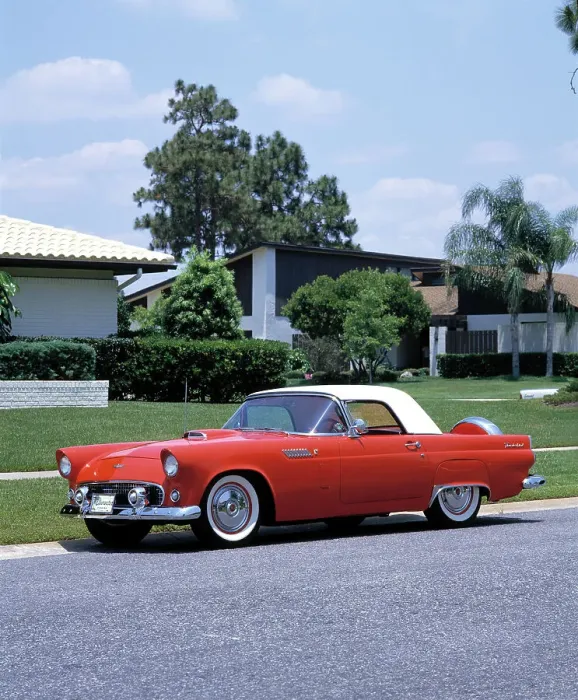 Framed Print : 1956 Ford Thunderbird Framed Print : 1956 Ford Thunderbird