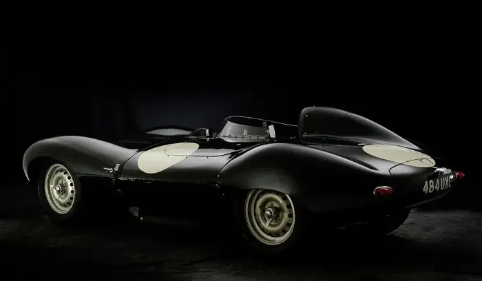 Framed Print : 1956 Jaguar D type