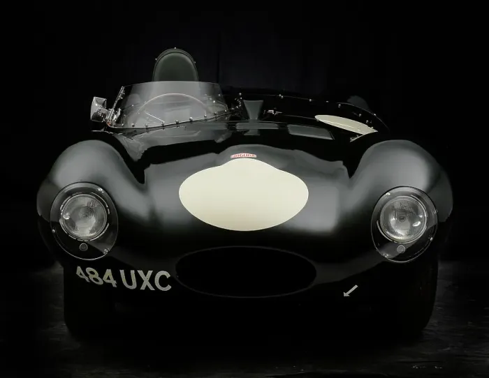Framed Print : 1956 Jaguar D type