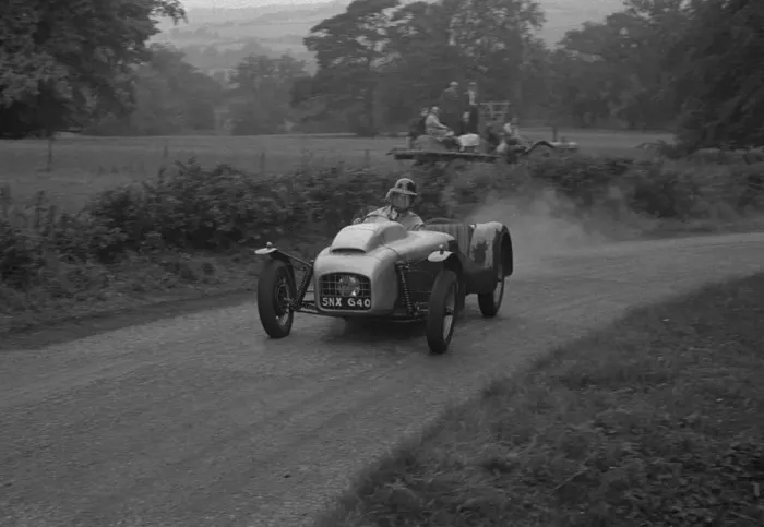 Framed Print : 1956 Lotus 6 BMW, W. J. Perkins, Westbrook Hay hill climb. Creator: Unknown Framed Print : 1956 Lotus 6 BMW, W. J. Perkins, Westbrook Hay hill climb. Creator: Unknown