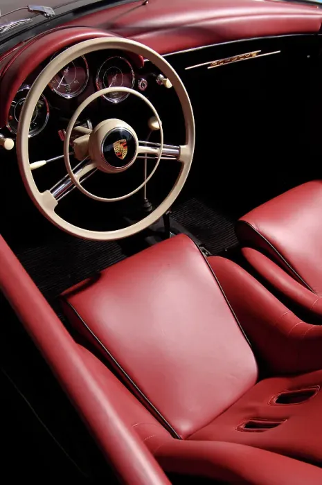 Framed Print : 1956 Porsche Spyder - James Dean replica. Artist: Simon Clay Framed Print : 1956 Porsche Spyder - James Dean replica. Artist: Simon Clay