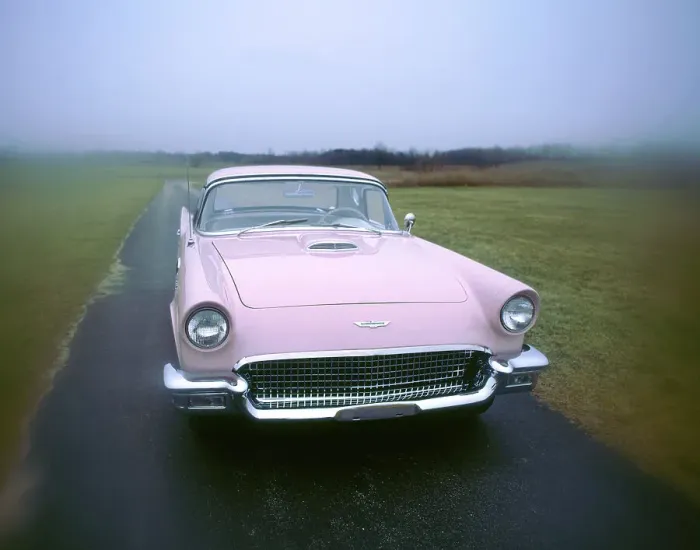 Framed Print : 1957 Ford Thunderbird Framed Print : 1957 Ford Thunderbird