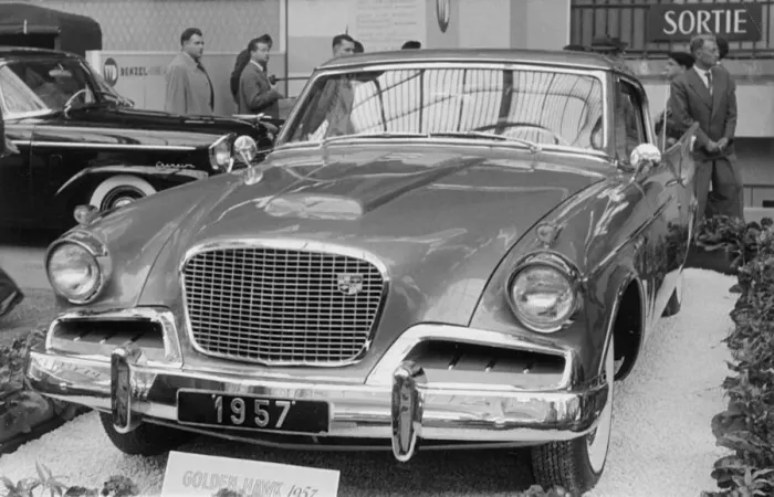 Framed Print : 1957 Studebaker Golden Hawk. Creator: Unknown Framed Print : 1957 Studebaker Golden Hawk. Creator: Unknown