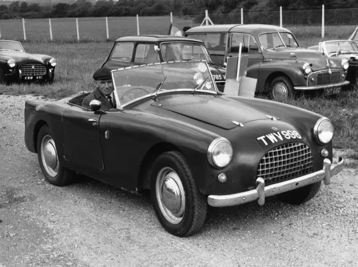Framed Print : 1959 Turner A35 Sports. Creator: Unknown Framed Print : 1959 Turner A35 Sports. Creator: Unknown