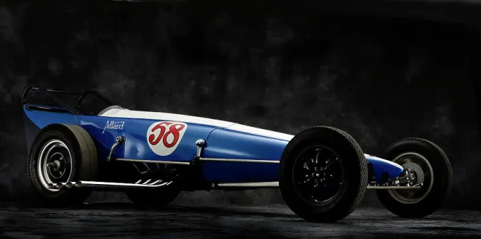 Framed Print : 1960 Allard Dragster