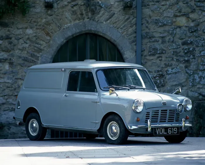 Framed Print : 1960 Austin Mini Van