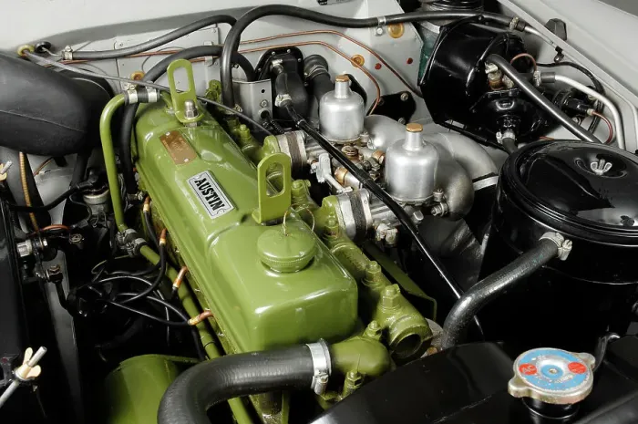 Framed Print : 1960 Austin Westminster A99 engine bay Framed Print : 1960 Austin Westminster A99 engine bay