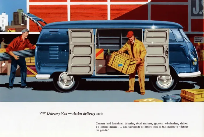 Framed Print : 1960 Volkswagen commercial vehicle brochure Framed Print : 1960 Volkswagen commercial vehicle brochure