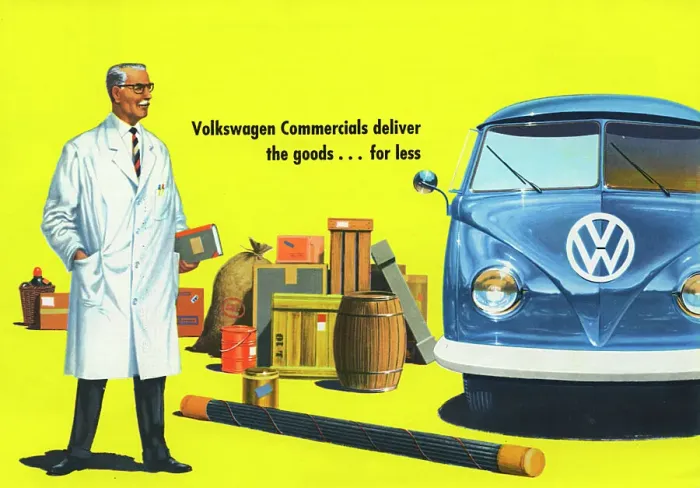 Framed Print : 1960 Volkswagen commercial vehicle brochure Framed Print : 1960 Volkswagen commercial vehicle brochure