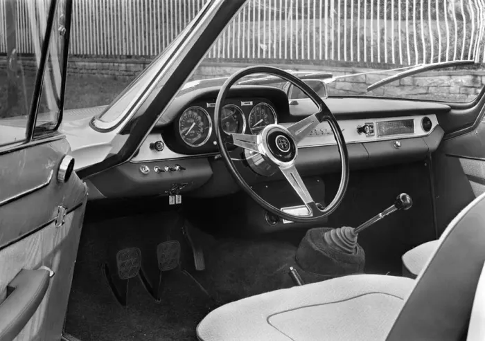 Framed Print : 1961 Alfa Romeo 2000 Sprint dashboard. Creator: Unknown Framed Print : 1961 Alfa Romeo 2000 Sprint dashboard. Creator: Unknown
