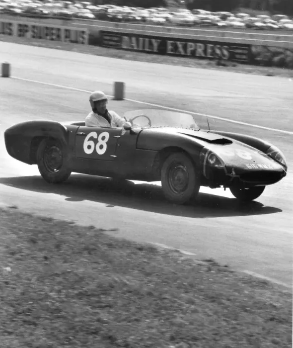 Framed Print : 1961 Ashley diven by R. J. Hudson at Silverstone 1961. Creator: Unknown Framed Print : 1961 Ashley diven by R. J. Hudson at Silverstone 1961. Creator: Unknown