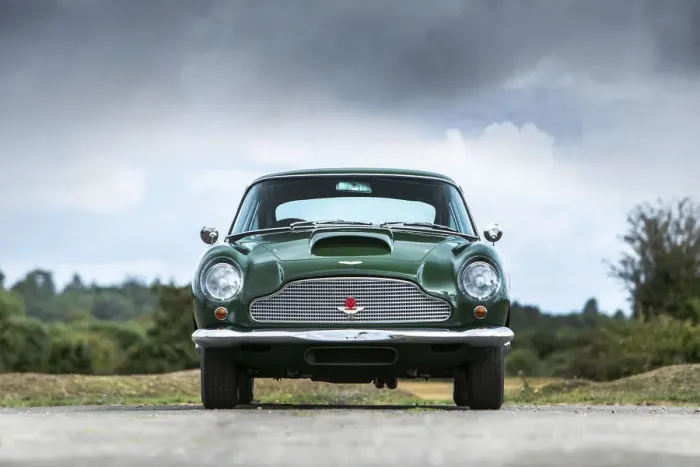 Framed Print : 1961 Aston Martin DB4 GT previously owned by Donald Campbell. Creator: Unknown Framed Print : 1961 Aston Martin DB4 GT previously owned by Donald Campbell. Creator: Unknown