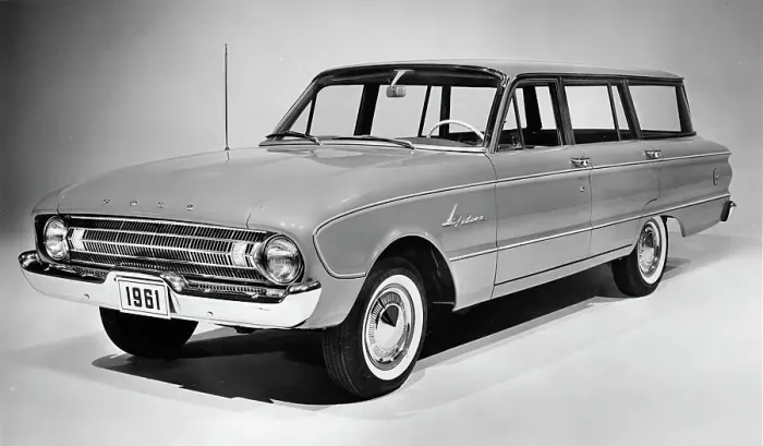 Framed Print : 1961 Ford Falcon station wagon Framed Print : 1961 Ford Falcon station wagon