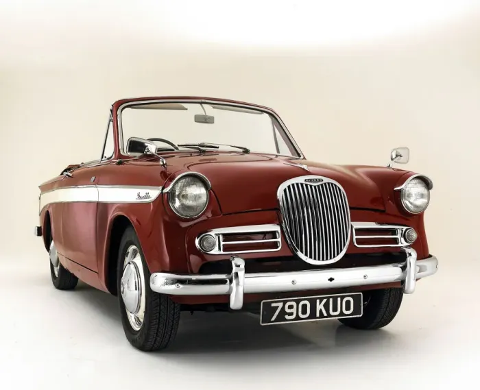 Framed Print : 1962 Singer Gazelle 1600 IIIc Convertible. Creator: Unknown