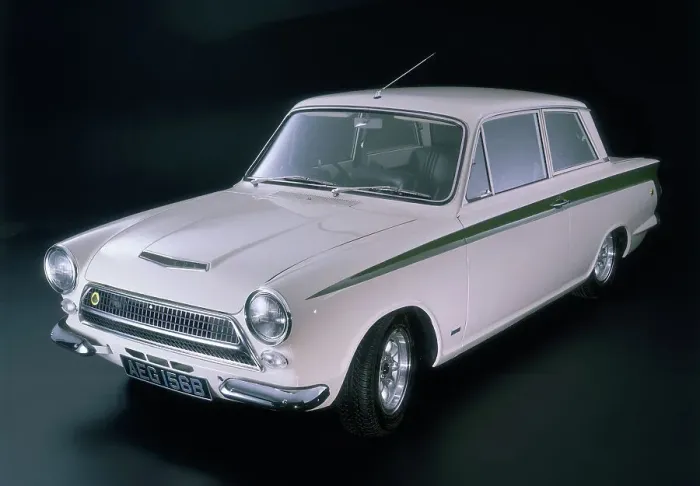 Framed Print : 1964 Ford Lotus Cortina MK1 Framed Print : 1964 Ford Lotus Cortina MK1