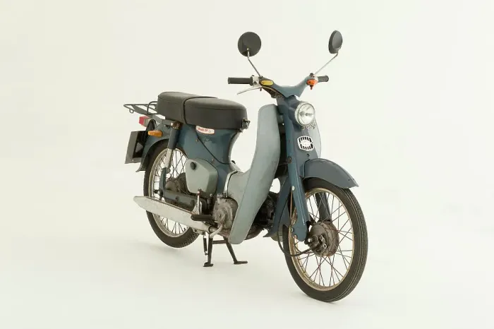 Framed Print : 1964 Honda C50 scooter Framed Print : 1964 Honda C50 scooter