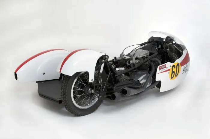 Framed Print : 1964 Kirby BSA Sidecar outfit. Creator: Unknown Framed Print : 1964 Kirby BSA Sidecar outfit. Creator: Unknown