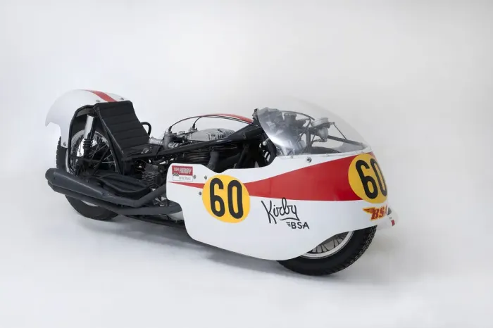Framed Print : 1964 Kirby BSA Sidecar outfit. Creator: Unknown Framed Print : 1964 Kirby BSA Sidecar outfit. Creator: Unknown