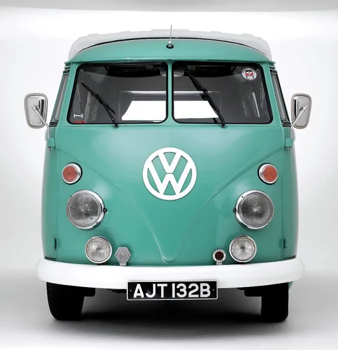 Framed Print : 1964 VW Kombi Camper Framed Print : 1964 VW Kombi Camper