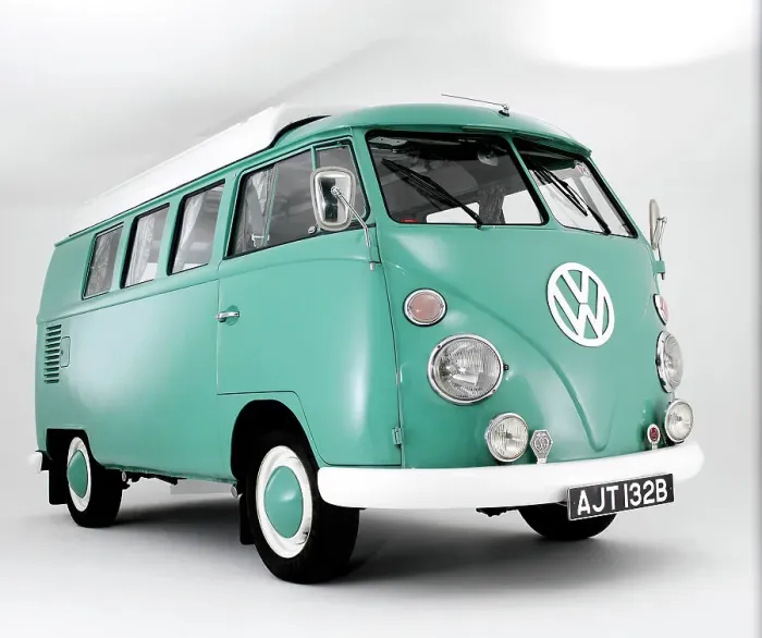 Framed Print : 1964 VW Kombi Camper Framed Print : 1964 VW Kombi Camper