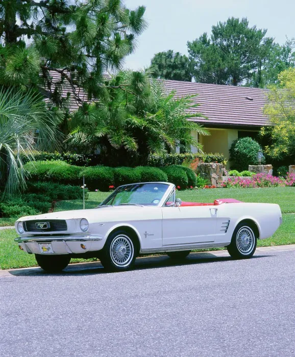 Framed Print : 1966 Ford Mustang Convertible Framed Print : 1966 Ford Mustang Convertible