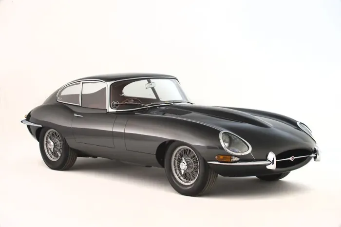 Framed Print : 1966 Jaguar E type Series 1 fixed head coupe. Creator: Unknown